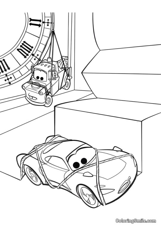 МакКвін і Матер прив’язані в каплиці МакКвін і Матер прив’язані в каплиці - Розмальовка