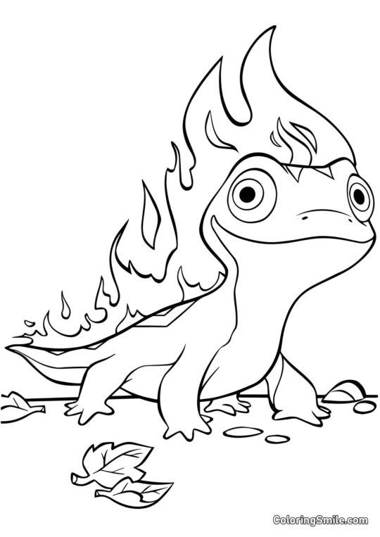 Бруні – вогняний дух Бруні – вогняний дух - Розмальовка