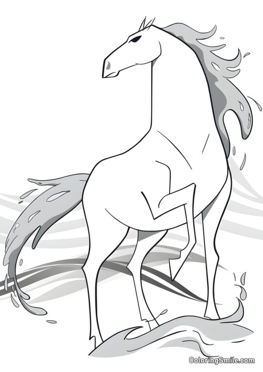 Нокк з “Замороженого серця 2” Нокк з “Замороженого серця 2” - Розмальовка