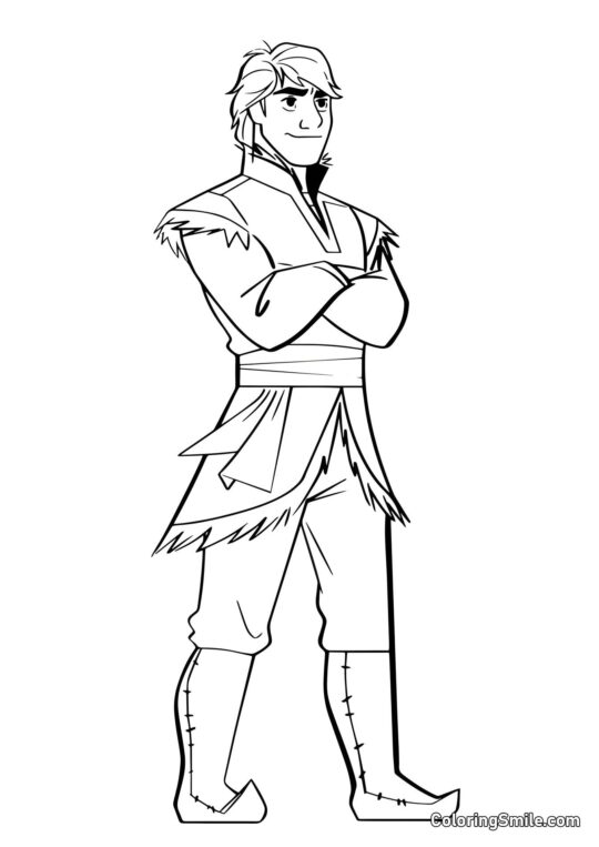 Крістоф з “Замороженого серця 2” Крістоф з “Замороженого серця 2” - Розмальовка