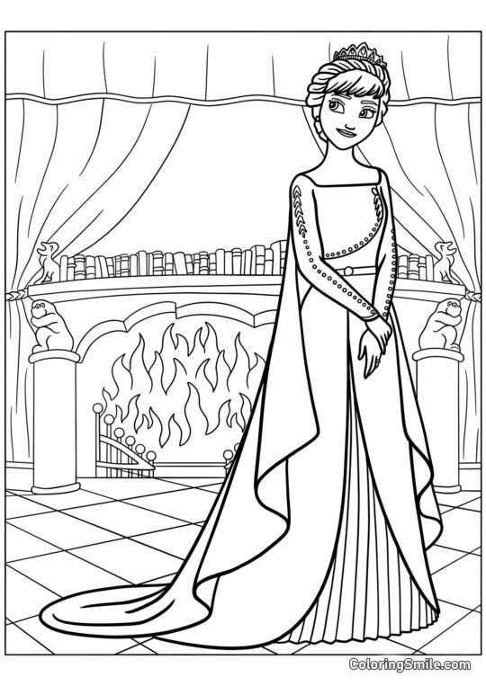 Королева Анна Королева Анна - Розмальовка