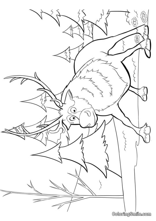 Свен на льоду Свен на льоду - Розмальовка