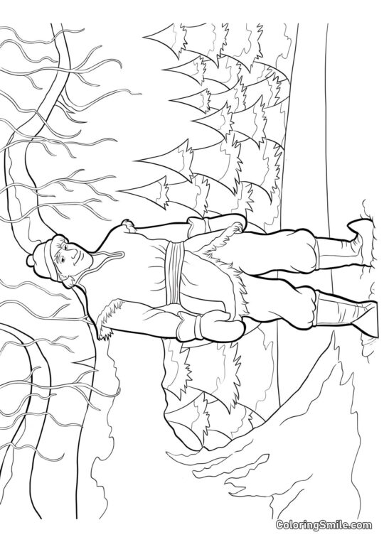 Крістоф у лісі Крістоф у лісі - Розмальовка